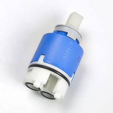 Solitaire lever handle 35mm for sink/basin mixer black/chrome | forpt207: Bathstore Spare Cartridge For Track Basin Mixer Taps 90000014210