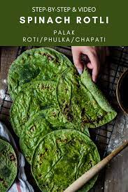 Spinach Palak Rotli Bhaji Chapati Hidden Veg Recipe Recipe Best Vegetarian Recipes Recipes Veg Recipes