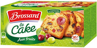 Le Cake Aux Fruits Brossard 300 G