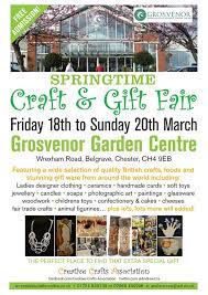 Maybe you would like to learn more about one of these? Springtime Craft And Gift Fair At Grosvenor Garden Centre In West Cheshire
