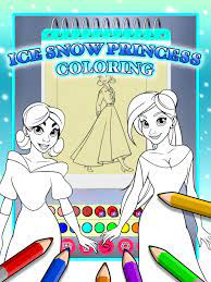 Mūsų spalvinimo princesių programa yra įdomus piešimo ir spalvinimo puslapių knygų žaidimas. Ice Princess Coloring Pages For Android Apk Download