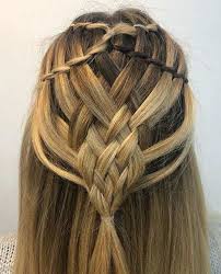 No french braiding skills required! 20 Stunning Waterfall Braid Hairstyles Waterfall Braid Hairstyle Braided Hairstyles Hair Styles