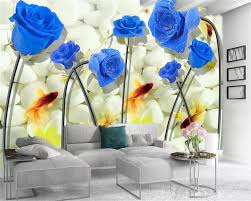 You can also upload and share your favorite 3d flower wallpapers. 3d Flower Wallpaper Luxury Premium Blue Rose Customize Your Favorite Romantic Interior Decoration Wallpaper From Yunlin189 11 46 Dhgate Com