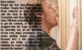 Supernatural episode with character's vessel