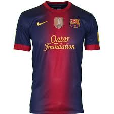 The new feature, as you can see, will be a blurred as mentioned, the new kit will go away from the defined lines of the blaugrana that we are used to seeing. Fc Barcelona Home Jersey 2012 13 Wcc