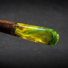 Handmade Resin Wood Hair Stick I Left The Description But Not A Very Flattering One For Such A Beautiful Item Resin Wood Hair Sticks Wood Resin
