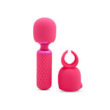 Nubii Harlow Mini Wand Vibrator with Masturbator Attachment