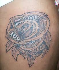 100 Dollar Bill Rose Tattoo Tattoos Trends Gallery Tattoos Tattoo Trends Rose Tattoo