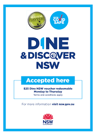 The trial phase of the nsw government's $500 million 'dine and discover' program is set to kick off this week after being delayed by sydney's coronavirus outbreak. Seaview Tavern Woolgoolga Registrations Open Soon For The Nsw Government S Dine Discover Vouchers Dine Discover Nsw Is A New Scheme To Help Nsw Recover By Encouraging The