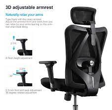 That's everything you can ask for out of a. Black Sihoo Ergonomic Office Chair Adjustable Lumbar Support 3d Armrests Skin Friendly Mesh Desk Chair High Back Desk Chairs