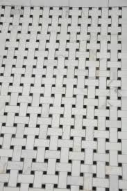 Black And White Hex Tile With Gray Grout Image Result For Marble Basketweave Tile With Gray Grout Basket Weave Tile Grey Grout Wall Treatments