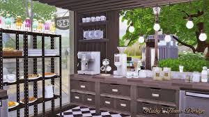Ruby S Home Design Sims4 Container Coffee Shop Container Coffee Shop Sims 4 House Design Coffee Shop