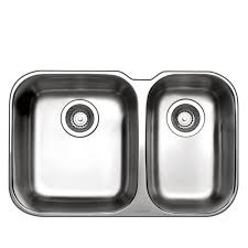 Evier Un Et Demi Essential U 26 5 X 17 Acier Inoxydable Rona Double Bowl Undermount Sink Sink Top Mount Kitchen Sink