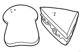 You can use our amazing online tool to color and edit the following sandwich coloring pages. Sandwich And Slices Of Bread Coloring Page For Kids Food Coloring Pages Coloring Pages For Kids Apple Coloring Pages