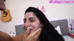 Submissive slutty babe gagging cock and getting slapped Kaitlyn Katsaros -  ePorner Video HD phone wallpaper