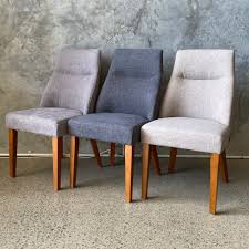 They could make for a stylish dining chair set if you're not worried about spilling food on the pastel purple fabric. Kaydee Dining Chair Last One Loft Furniture New Zealand
