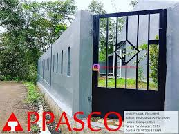 Pagar besi hitam dipadu pilar besar dari batu bata. Download Gambar Pintu Pagar Minimalis Home Desaign