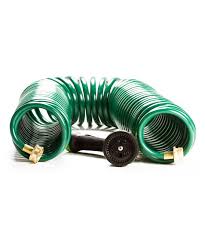 Green Super Garden Coil Hose Cleaning Vinyl Siding Hose Hose Nozzle