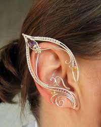 Elf Ear Cuffs Ophelia S Moon Pair Of Ear Cuffs Elf Etsy In 2021 Ear Cuff Elf Ear Cuff Ear Cuff Earings