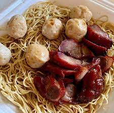Lunch From Hong Kong Noodle House Noodles Charsiu Fishballs Noodle House Hong Kong Noodles Lunch