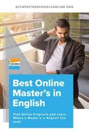 The Top Master's in English Online Degree Programs | Online degree  programs, Online masters, Online teaching
