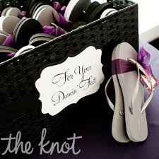 Purple Wedding Flip Flops Flip Flop Basket Wedding Flip Flops Trendy Wedding Favors