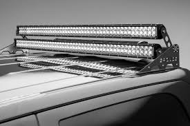 Universal Roof Mount Led Bracket Accessory To Add And Install Dual Stacked Straight Led Light Bar Pn Z350002