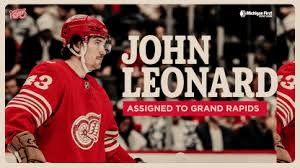 Red Wings assign John Leonard to Grand Rapids | Detroit Red Wings