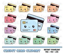 Toward this end, some card issuers limit the number of payments you can make each month to one or two. Kawaii Credit Card Clipart Set Financial Clip Art Money Etsy In 2021 Credit Card Art Card Drawing Credit Card Images