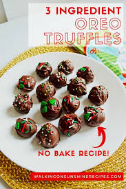 These simple few ingredient recipes will have you spending more time eating than tending the oven. Oreo Cookie Truffles No Bake Recipe Walking On Sunshine Recipes
