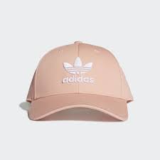 With A Perfectly Pre Curved Brim This Baseball Cap Comes Ready To Wear It S Made Of Comfortable Cotton With A Large Adidas Trefoil Pink Adidas Baseball Cap
