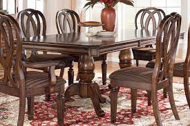 Hamlyn Double Pedestal Dining Table Ashley Furniture Dining Dining Room Design Dining Room Sets