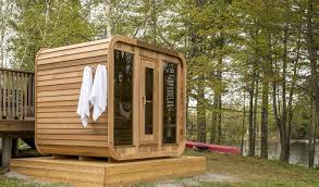 Wie in diesem fall, wo die aussensauna sogar den weiten weg von litauen genommen hat. Gartensauna Optirelax Sauna Vista Optirelax
