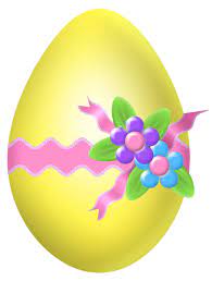Easter Yellow Egg With Flower Decoration Png Clipart Picture Easter Drawings Easter Egg Designs Easter Greetings