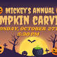 Mickey's Annual Pumpkin Carving Night! event image