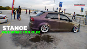 Mahathir mohamad, diiringi dato' sri syed faisal albar, pengerusi proton serta dr. Proton Saga Flx Stance Chameleon Car Saga Nite Fever Event 2016 Youtube