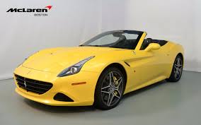 In 2014 ferrari introduced the second generation of the california, the california t. 2015 Ferrari California T For Sale In Norwell Ma 205994 Mclaren Boston