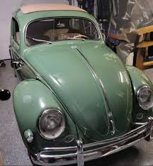 Image result for Pastel Green 1957 Volkswagen