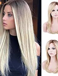 Tortoiseshell brown hair with honey blonde highlights. Blonde Wigs With Roots Lightinthebox Com