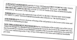 Under section 52 of the stamp act 1949 normally two copy of tenancy agreement will be signed. Contoh Perjanjian Sewa Rumah Malaysia Situs Properti Indonesia