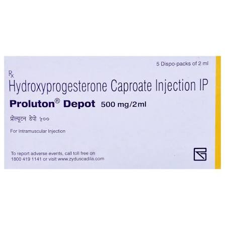 Buy Proluton Depot Injection 2 ml online | Uses, Side Effects, Price and substitutes | Apollo Pharmacy