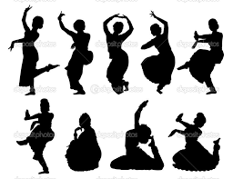 Black And White Dancer Silhouette Painting Indian Women Dancing Dance Photography Poses Indian Classical Dancer Dance Photography