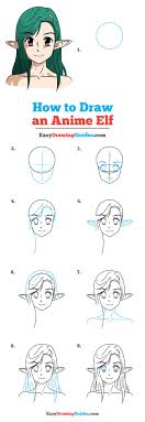 Begin by making a vertical line through the center of your drawing area. How To Draw An Anime Elf Really Easy Drawing Tutorial In 2021 Anime Elf Drawing Tutorial Easy Drawing Cartoons For Beginners