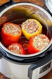 Poivrons Farcis Instantanes Poivrons Farcis A L Autocuiseur Recettes De Cuisine Idee Recette Poivrons Farcis