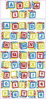 Baby Block Alphabet Letters