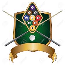 It is played on a rectangular billiard table with pockets at each of the four corners and in the middle of each long side. Nine Ball Emblem Design Shield Is An Illustration Of A Nine Ball Royalty Free Cliparts Vectors And Stock Illustration Image 16197248