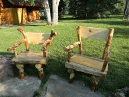Comfy River Chairs Log Chairs Chair Raw Wood