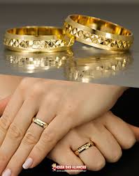 Pin Em Aliancas Em Ouro