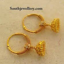 Kids Gold Jhumkas Latest Jewellery Designs Gold Jewellery Design Necklaces Gold Earrings Designs Gold Jewelry Simple Necklace