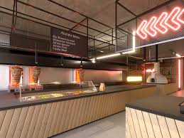 ديكورات مطاعم شاورما | Zworks Decor
